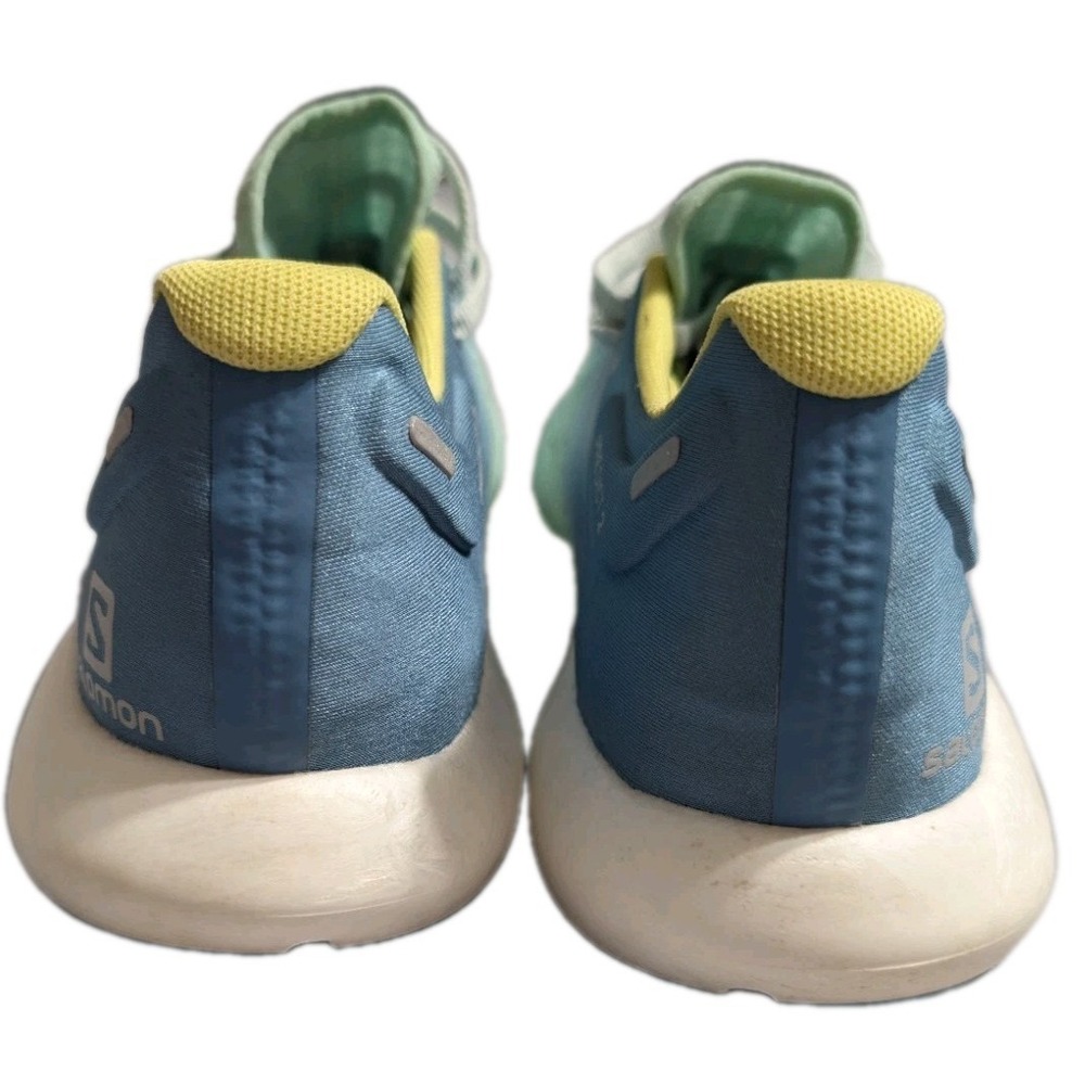 Salomon Predict 2 Running Shoes Womens 7.5 Blue Green Road Running‎ Sneakers - Picture 6 of 10